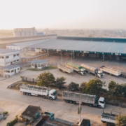 Freight forwarding cargo containers at Pakistan port